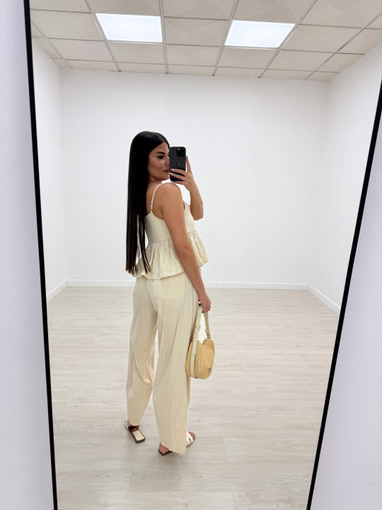 CONJUNTO PARACHUTE BEIGE